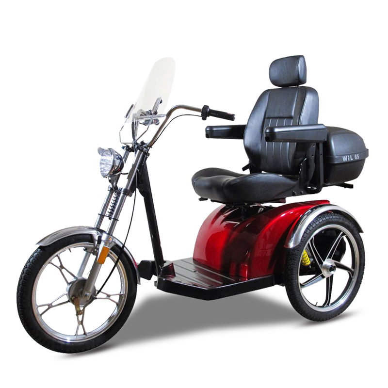 S33 Red 3 roți scuter pentru vârstnici